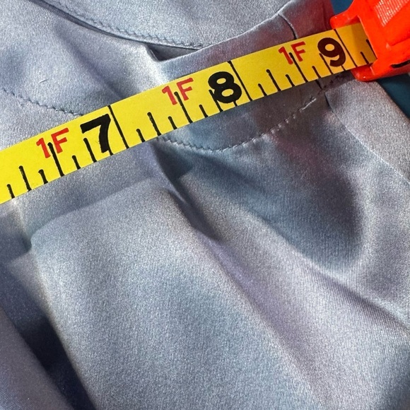 Rebecca Taylor Blue Satin Blouse - Picture 7 of 7